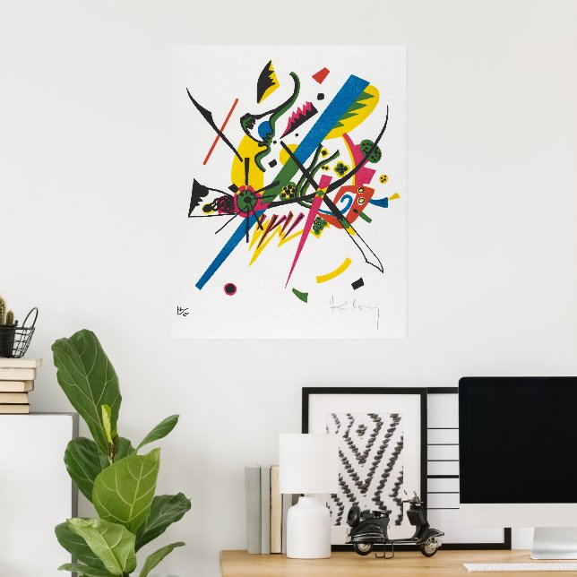 Affiche Petits Mondes 1 | Kandinsky | (Bureau à domicile)