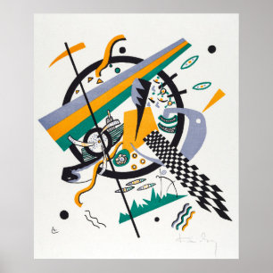 Affiche Petits Mondes IV par W. Kandinsky