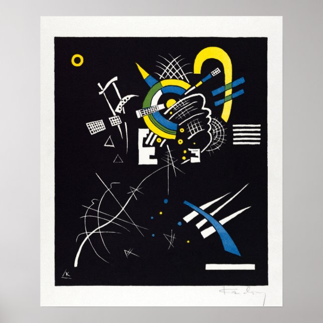 Affiche Petits Mondes VII par W. Kandinsky (Devant)