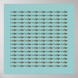Affiche petits requins