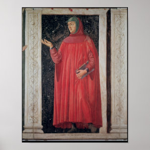 Affiche Petrarch   de la série de Carducci de villa