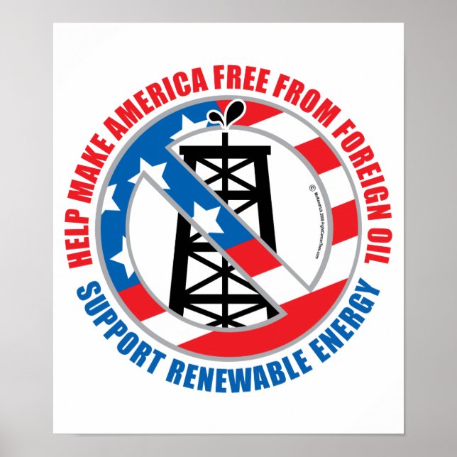 Affiche Pétrole étranger (Devant)