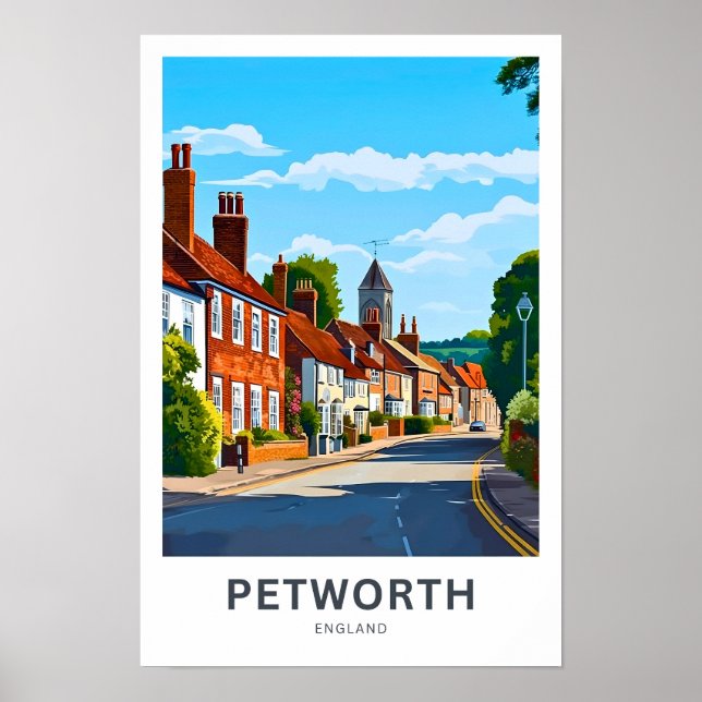 Affiche Petworth England Travel Print (Devant)