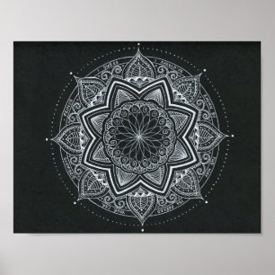 Affiche Peu de Corvette rouge