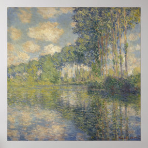 Affiche Peupliers au bord de l'Epte - Monet