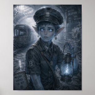 Affiche Peur / Conducteur / Métro