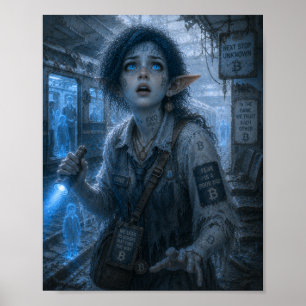Affiche Peur / Conducteur / Métro