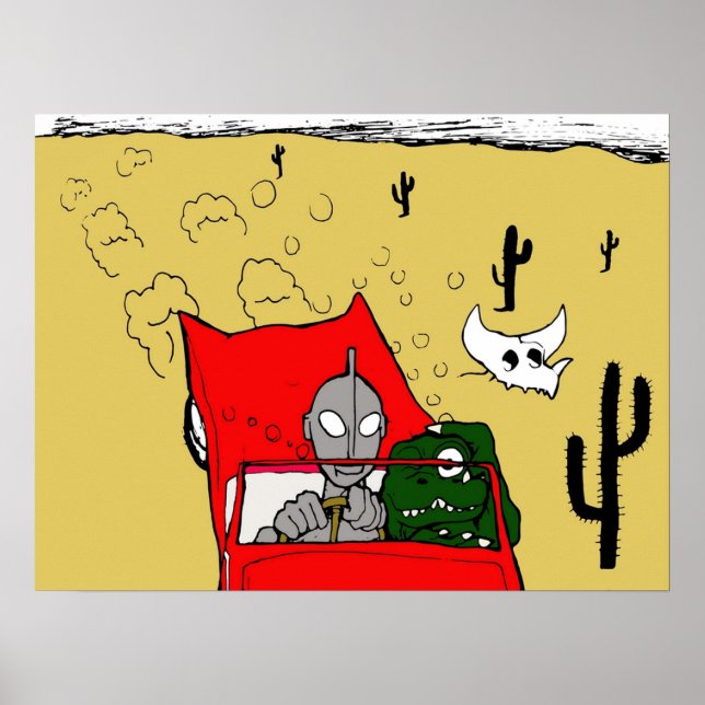 Affiche Peur et Détente avec Godzilla (Devant)