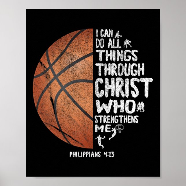 Affiche Peut Faire Tout Par Christ Philippiens 413 B (Devant)