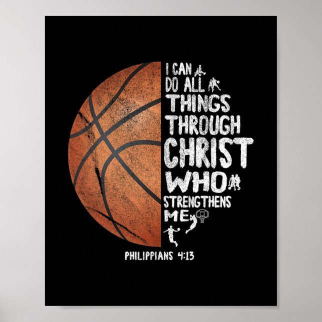 Affiche Peut Tout Faire Par Christ Philippiens 413 S (Devant)