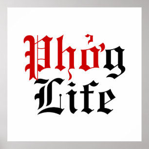 Affiche Phở g Life