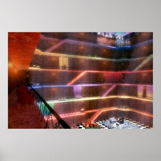 Affiche Phantastes : La Bibliothèque du Palais Imprimer (Devant)