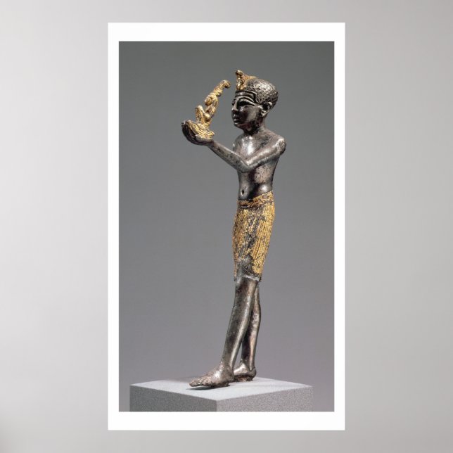 Affiche Pharaon en offrande devant la déesse Maat (Devant)