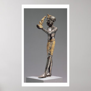 Affiche Pharaon faisant une proposition avant la déesse