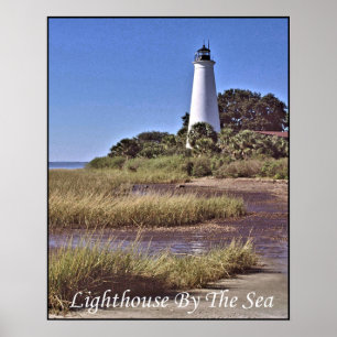 Affiche "Phare Au Bord De La Mer"