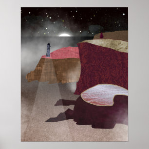Affiche Phare brumeux