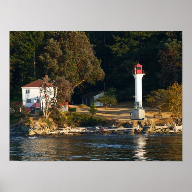 Affiche Phare d'Active Pass - Mayne Island (Devant)