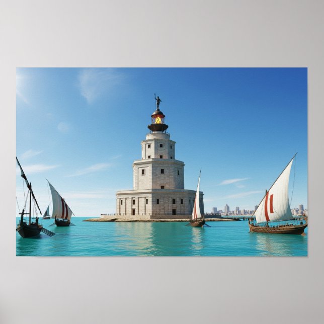 Affiche Phare d'Alexandrie (Devant)