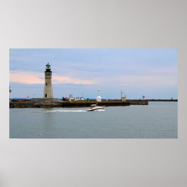 Affiche Phare de Buffalo Lake Erie (Devant)
