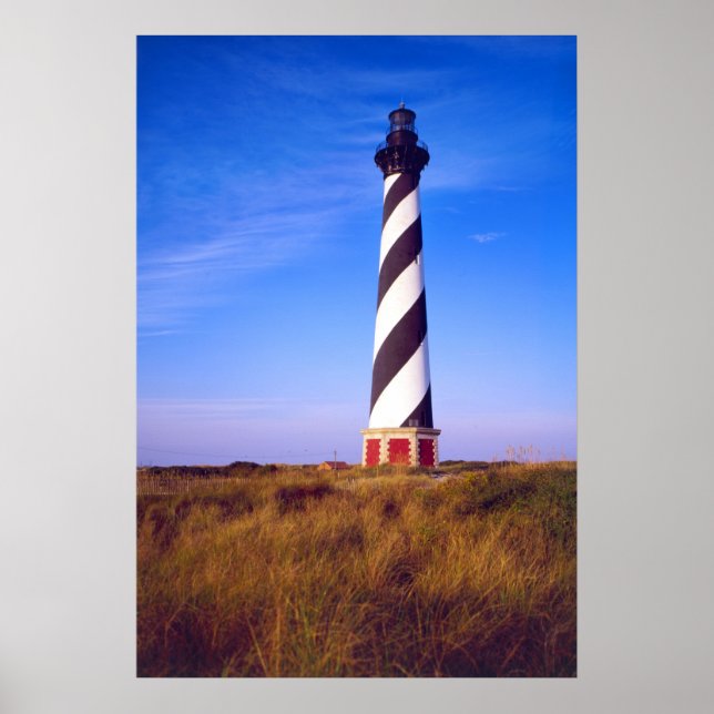 Affiche Phare de Cape Hatteras, Caroline du Nord (Devant)