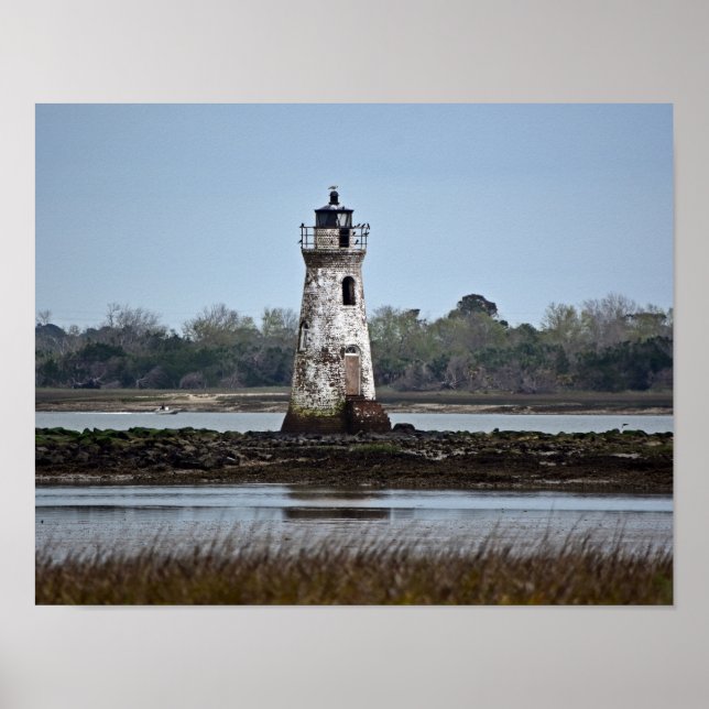 Affiche Phare de Cockspur Photo : (Devant)