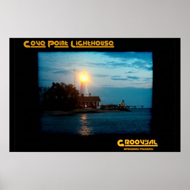 Affiche Phare de Cove Point (Devant)
