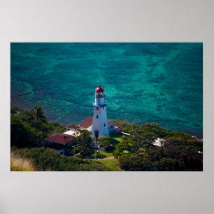 Affiche Phare de Diamond Head