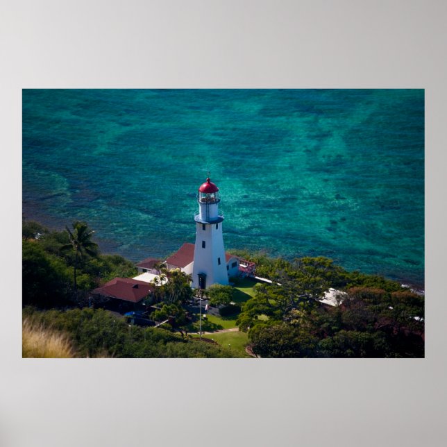 Affiche Phare de Diamond Head (Devant)