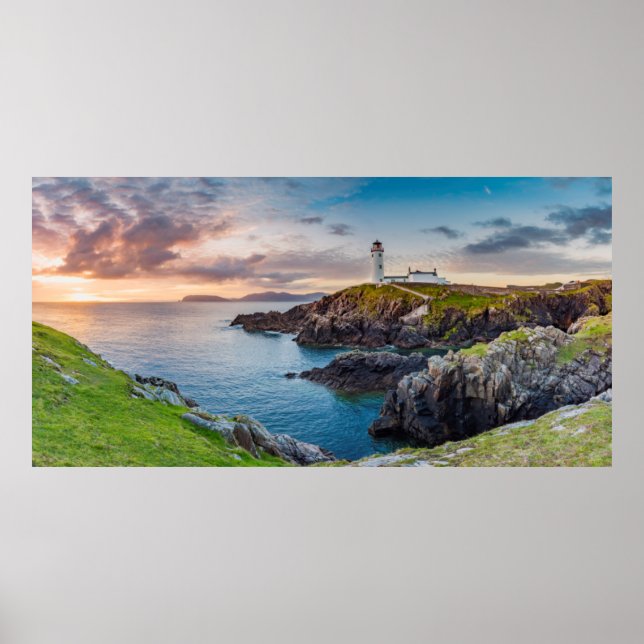 Affiche Phare de Fanad Head | Donegal, Irlande (Devant)