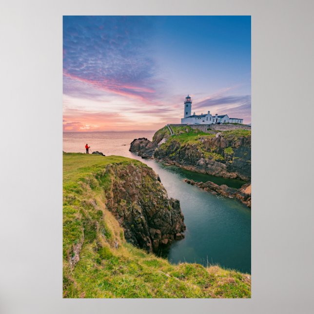 Affiche Phare de Fanad Head | Donegal, Irlande (Devant)