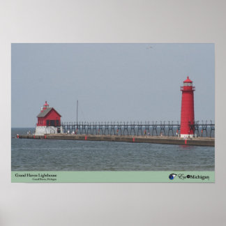 Affiche Phare de Grand Haven - Michigan