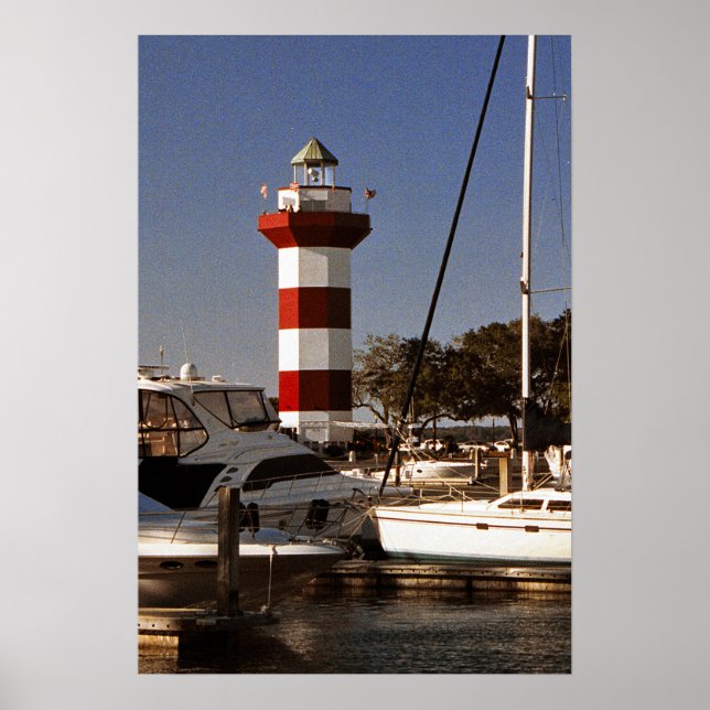 Affiche Phare de Harbour Town (Devant)