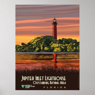Affiche Phare de Jupiter Inlet Floride