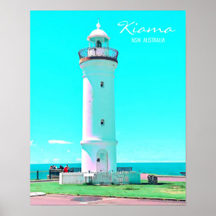 Affiche Phare de Kiama NSW Australie