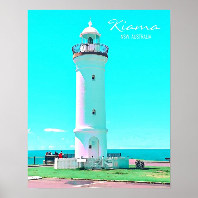 Affiche Phare de Kiama NSW Australie (Devant)