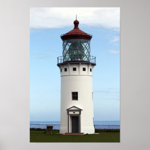Affiche Phare de Kilauea sur Kauai