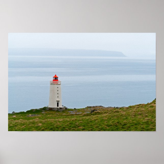 Affiche Phare de la péninsule de Vatnsnes - Islande (Devant)