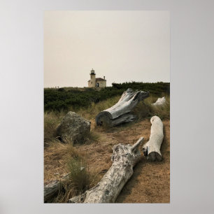 Affiche Phare de la rivière Coquille, OU