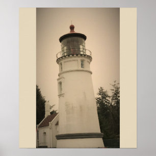 Affiche Phare de la rivière Umpqua, OU