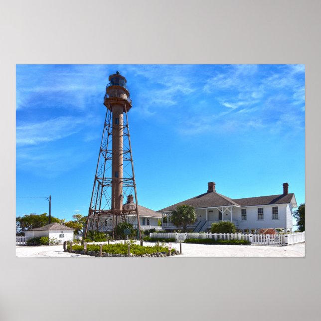 Affiche Phare de l'île de Sanibel (Devant)
