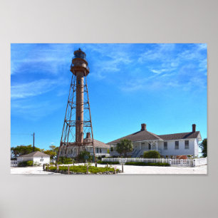 Affiche Phare de l'île de Sanibel