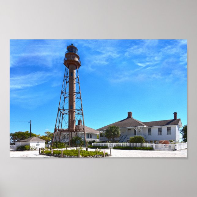 Affiche Phare de l'île de Sanibel (Devant)