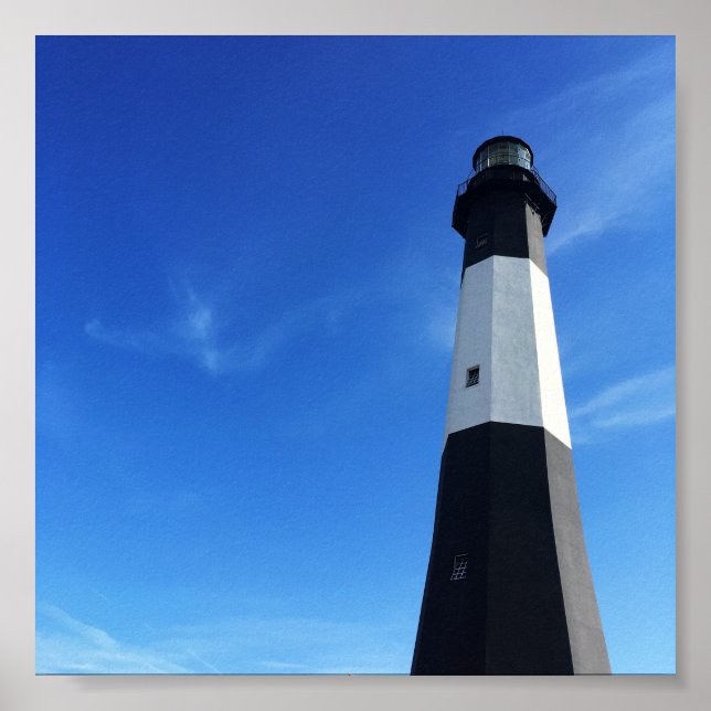 Affiche phare de l'île de Tybee (Devant)