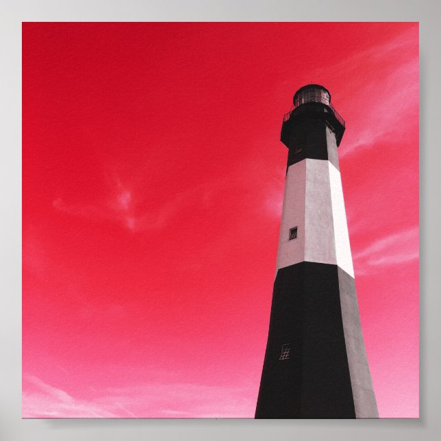Affiche phare de l'île de Tybee (Devant)