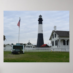 Affiche Phare de l'île de Tybee Photo sur une photo