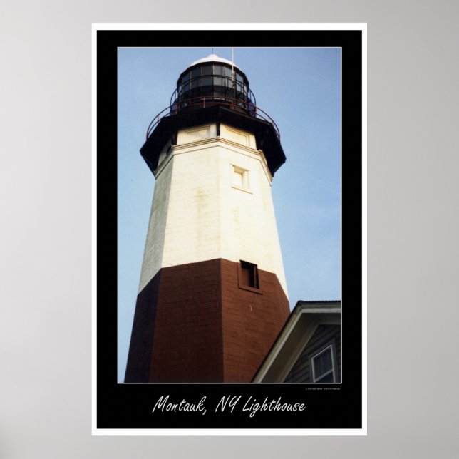 Affiche Phare de Montauk NY (Devant)