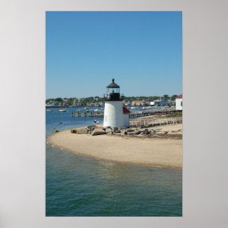 Affiche Phare de Nantucket Harbour