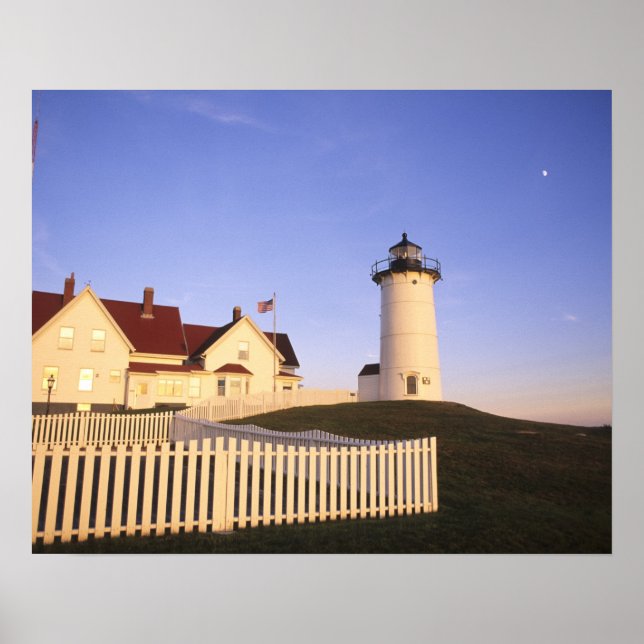Affiche Phare de Nobska, Woods Hole, Massachusetts (Devant)