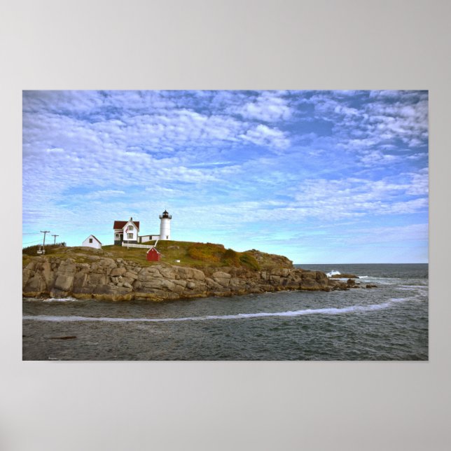 Affiche Phare de Nubble, Cape Neddick, Maine (Devant)