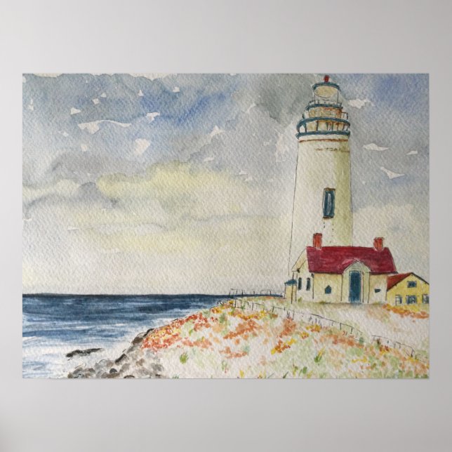 Affiche Phare de Pigeon Point Calafonia (Devant)